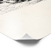  zwart wit gepotte Varkensvarkens Antiek Foto Afdruk (Hoek)