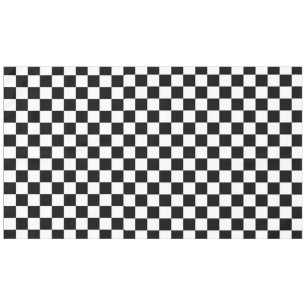 Zwart-wit geruit 60 "x104" tafelkleed