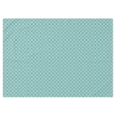 Zwart-wit geruit Blauwgroen patroontafelkleed Tafelkleed (Voorkant (Horizontaal))