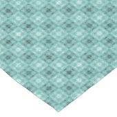 Zwart-wit geruit Blauwgroen patroontafelkleed Tafelkleed (Gekanteld)