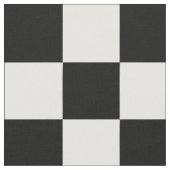 Zwart wit geruit blokpatroon stof (Close Up)