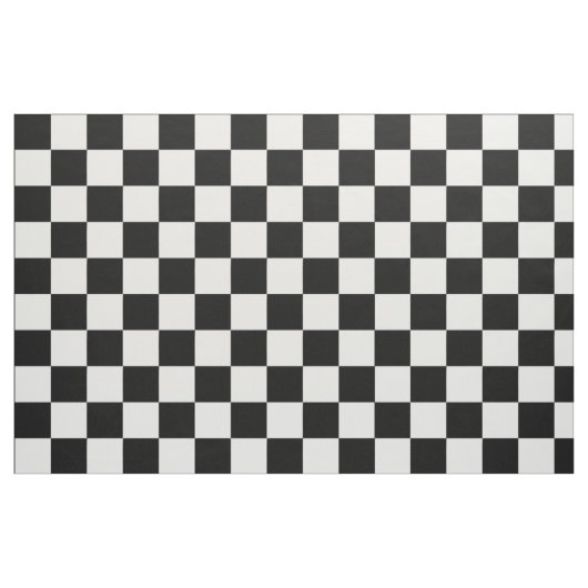 Zwart wit geruit blokpatroon stof (Fat Quarter)