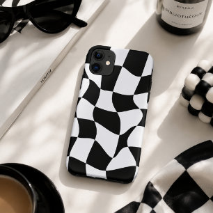 Zwart-wit geruit bord  Case-Mate iPhone case