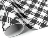 Zwart-wit geruit cadeaupapier (Rol Hoek)