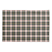 Zwart-wit geruit MacPherson Clan Dress Tartan Kussensloop (Achterkant)