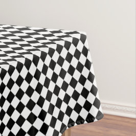 Zwart Wit Geruit Modern Patroon Home Decor Tafelkleed