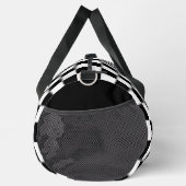 Zwart-wit geruit patroon plunjezak (Rechts)