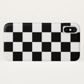 Zwart-wit geruit patroon (WB) Case-Mate iPhone Case (Achterkant (horizontaal))