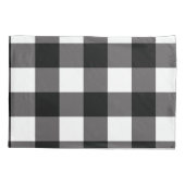 Zwart & Wit Geruit Vierkant Buffalo Plaid Kussensloop (Achterkant)