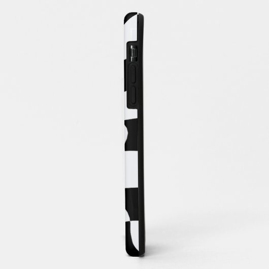 Zwart-wit geruite Raad Case-Mate iPhone Case (Achterkant/links)