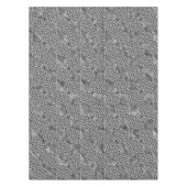 Zwart-wit geruite vierkanten ruit modern patroon  tafelkleed (Voorkant)