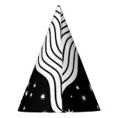 Zwart-wit gestreept en Sterren Feesthoedjes (Achterkant)