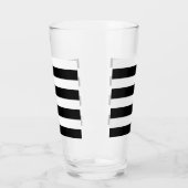 Zwart-wit gestreept glas (Links)