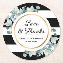 Zwart-wit gestreept groen Eucalyptus