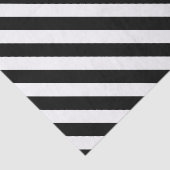 Zwart & wit gestreept huwelijksgeschenk tissuepapi tissuepapier (Detail)