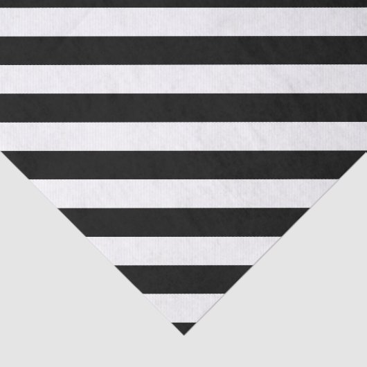 Zwart & wit gestreept huwelijksgeschenk tissuepapi tissuepapier (Detail)