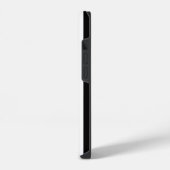 Zwart-wit gestreept iPhone hoesje (Linkerkant)