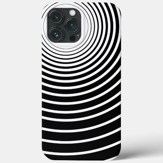 Zwart Wit Gestreept iPhone Hoesje of Kies Kleuren (Achterkant)