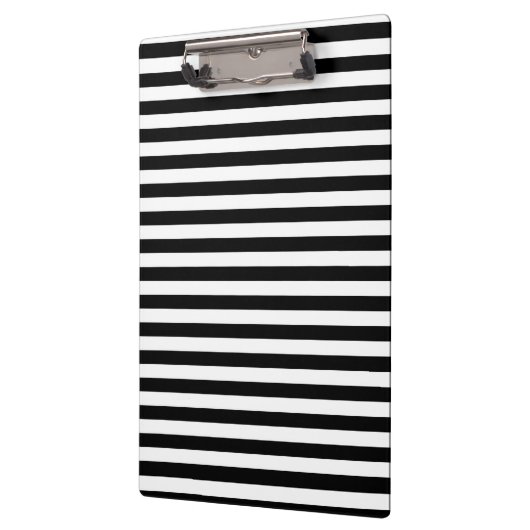 Zwart-wit gestreept klembord (Links)
