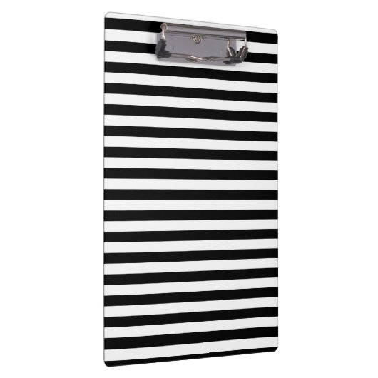 Zwart-wit gestreept klembord (Rechts)