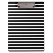 Zwart-wit gestreept klembord (Voorkant)