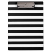  zwart-wit gestreept klembord (Voorkant)