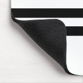 Zwart-wit gestreept muismat (Hoek)