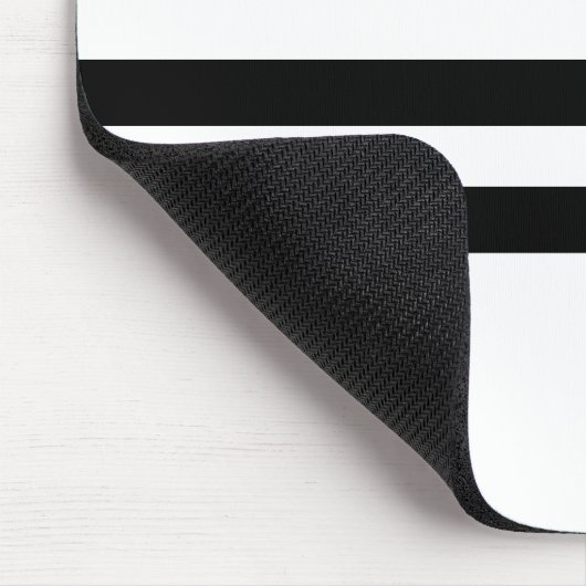 Zwart-wit gestreept muismat (Hoek)