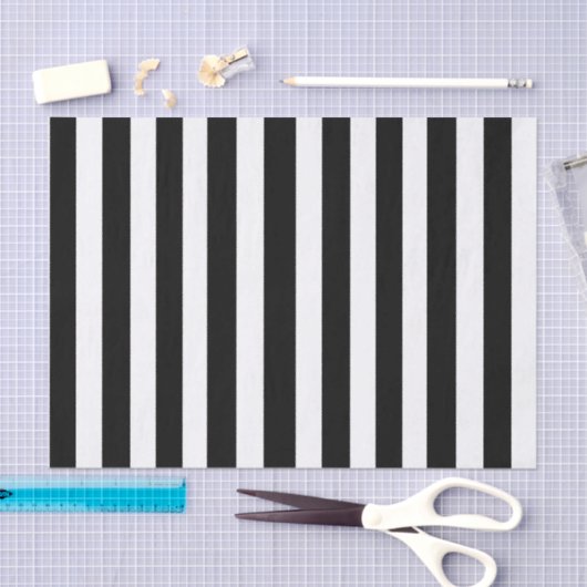 Zwart-wit gestreept papier (Craft)