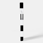 Zwart-wit gestreept - Samsung Galaxy S4-Hoesje Case-Mate iPhone Case (Achterkant / Links)