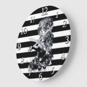 Zwart-wit gestreept  Suikermeisje Grote Klok (Hoek)