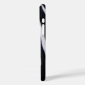 Zwart-wit gestreept Zebra Case-Mate iPhone Case (Achterkant / Links)