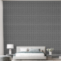 Zwart-wit gestreepte behang | Modern gestreept