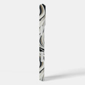 Zwart-wit gestreepte design telefoonhoes Case-Mate iPhone case (Achterkant / Rechts)