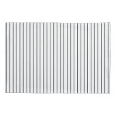 Zwart Wit Gestreepte Kussensloop (Achterkant-Links)