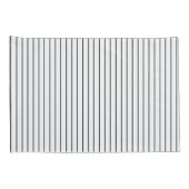 Zwart Wit Gestreepte Kussensloop (Achterkant-Rechts)