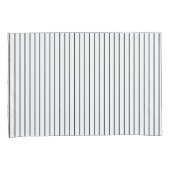 Zwart Wit Gestreepte Kussensloop (Voorkant-Rechts)