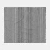 Zwart Wit Gestreepte Moderne Elegante Sjabloon Fleece Deken (Voorkant (Horizontaal))