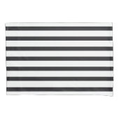 Zwart-wit gestreepte Pillowcase Kussensloop (Voorkant)