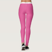 Zwart-wit gestreepte roze leggingen leggings (Achterkant)