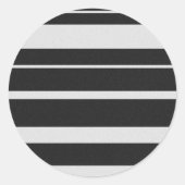 Zwart-wit Gestreepte Stickers (Voorkant)
