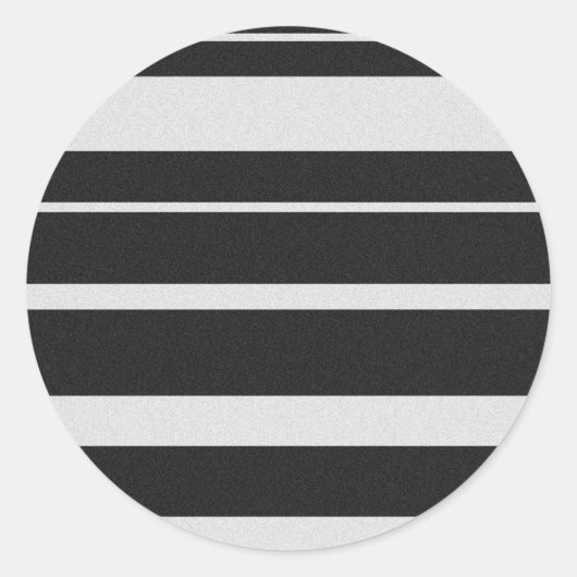 Zwart-wit Gestreepte Stickers (Voorkant)