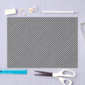 Zwart Wit Gestreepte Tissue Papier (Craft)