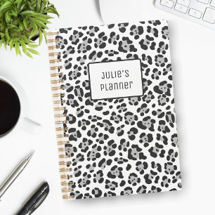 zwart-wit gevlekte planner