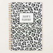 zwart-wit gevlekte planner (Voorkant)