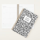 zwart-wit gevlekte planner (Display)