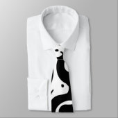 Zwart-wit, gezwollen stropdas (Gebonden)