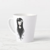 Zwart-wit  Ghoul Latte Mok (Linkerhoek)