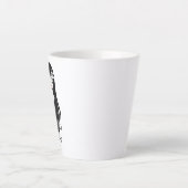 Zwart-wit  Ghoul Latte Mok (Voorkant)