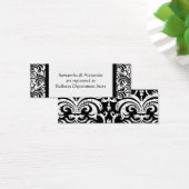 Zwart-wit Gift Registry Insert Kaarten Mini Visitekaartjes (Bureau)